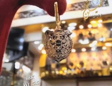 حلق تايجر عيار 18